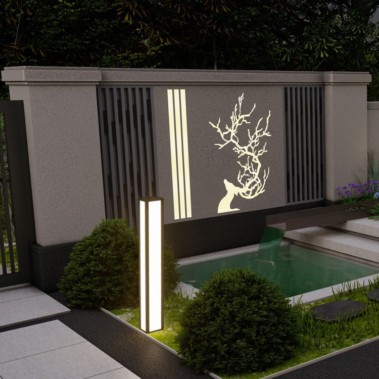 顺馨 LED草坪灯 极简款太阳能接电景观灯户外防水小区别墅草地庭