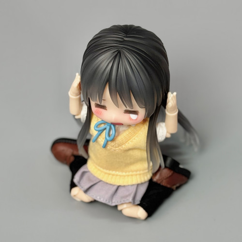 【尾款】MIO轻音少女冰箱贴秋山澪gsc头壳，树脂翻模头发