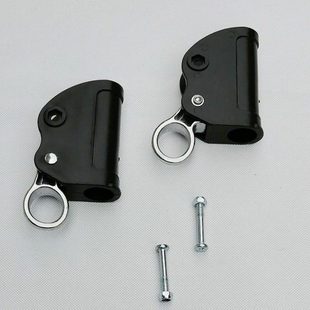 躺椅配件铝制拉环22mm口径刹车锁扣折叠椅沙滩椅靠椅塑料连接零件