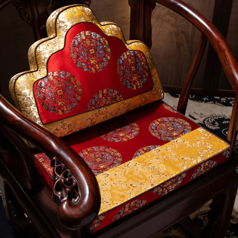 红木椅子坐垫中式实木家具uw凳子官帽椅餐椅太师椅茶椅圈椅座垫定