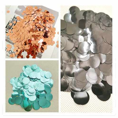 500g1.0/1.5/2.5cm铝箔亮片婚庆装饰气球网红地推波波球填充物