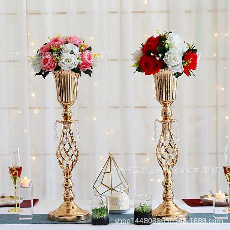 新款婚庆烛台麻花金色插花摆台婚礼主桌摆件电镀家居饰品蜡烛台,电子元器件市场,其它元器件,淘宝优惠券,粉丝福利购,淘宝优惠卷
