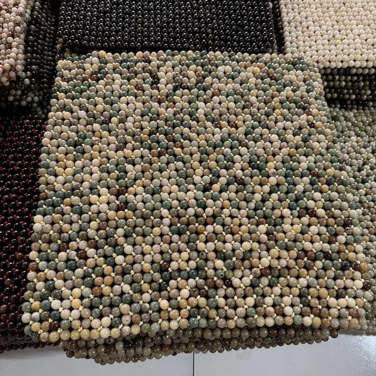 菩提手编坐垫菩提珠圆珠夏季凉垫汽车家居坐清凉沙发垫餐椅2025