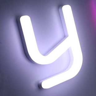 faux neon sign YIJIO shop acrylic retail display custom