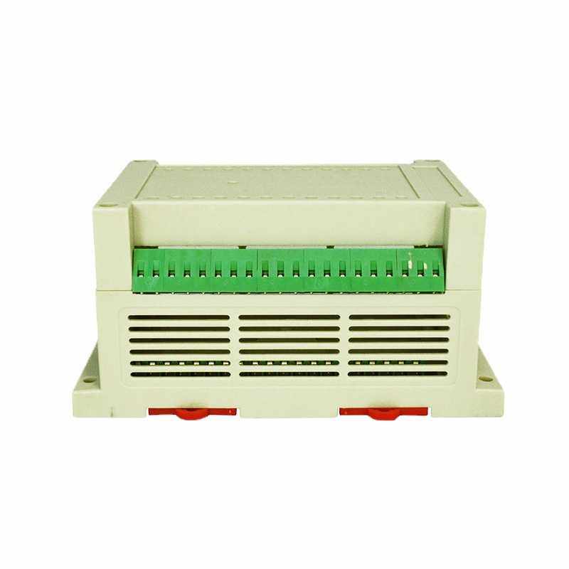 奥科姆145x90x72仪表器接线盒壳体PLC电源过线工控盒塑料外壳P09a