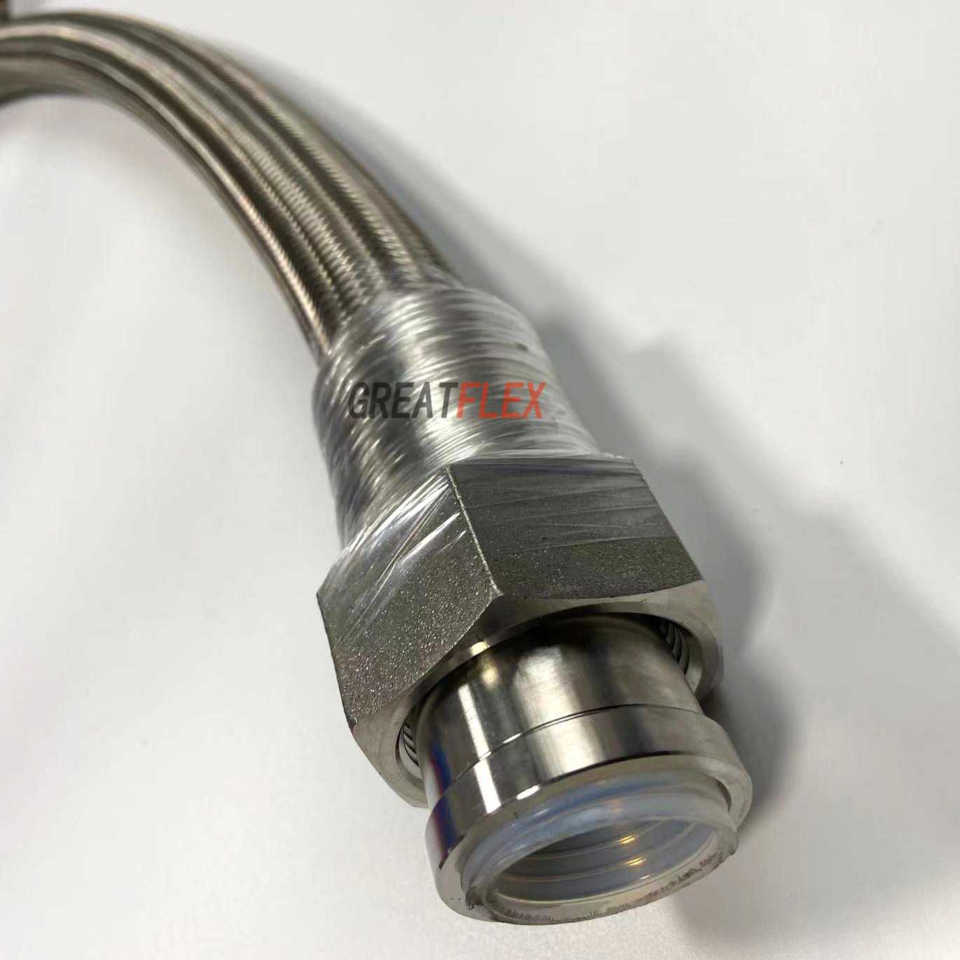 GREATFLEX耐高温腐蚀304不锈钢丝编织波纹金属软管BW20供应商