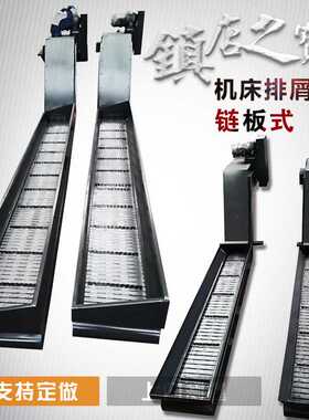 丽伟t-5车床链板式排屑机纽威VM1806H加工中心输送排屑机秦川