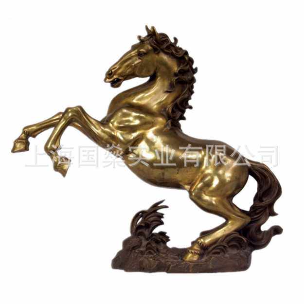 厂家直销可精美定制高端大气各种形态纯铜骏马雕塑雕像