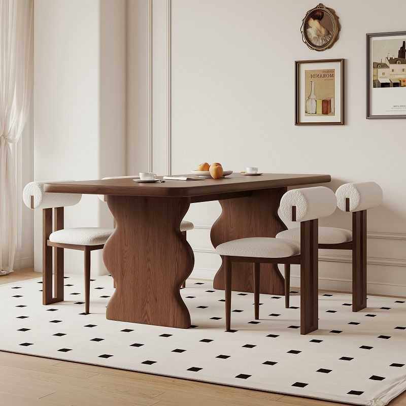 法式复古实木餐椅家用长方形涟漪设计师中古风小户型吃饭桌子,玩具/童车/益智/积木/模型,垂直悬浮玩具,淘宝优惠券,粉丝福利购,淘宝优惠卷