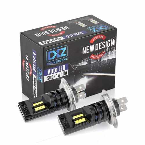 亚马逊热销车灯汽车LED雾灯 H7 CREE 12led LED前照灯 灯泡