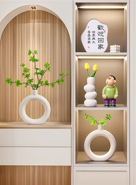 现代简约酒柜装饰品摆件电视柜餐边柜轻奢家居客厅桌面工艺品