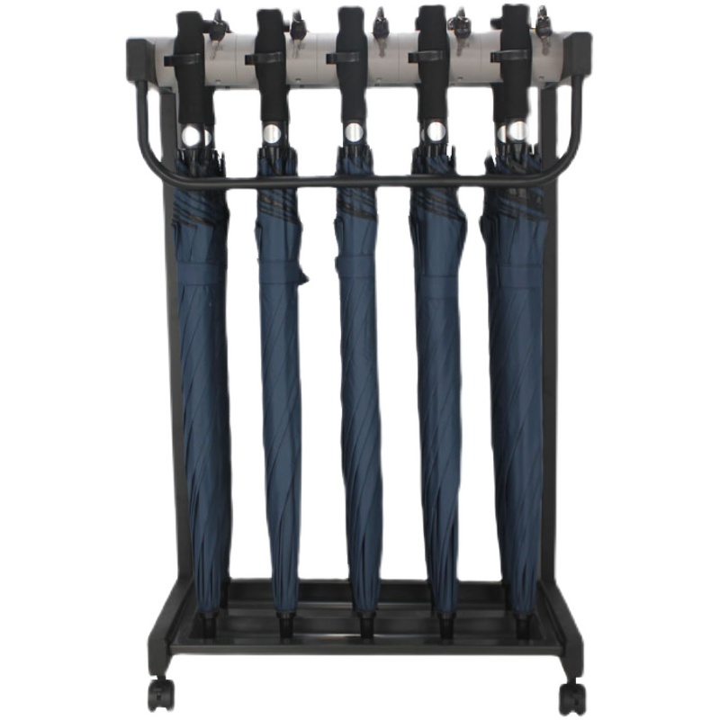 雨伞架商用带锁酒店大堂家用教室办公入门口展示置物挂放收纳架子