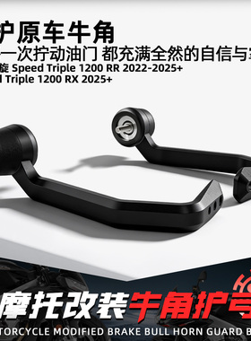 适用凯旋SpeedTriple1200RR/RX竞技EP牛角护弓摩托车改装刹车防摔