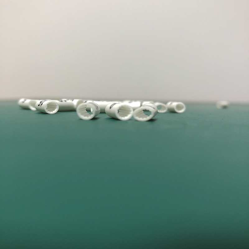 线缆1-20数字号码管电工标识标记电线号套管 白色PVC梅花齿编号管