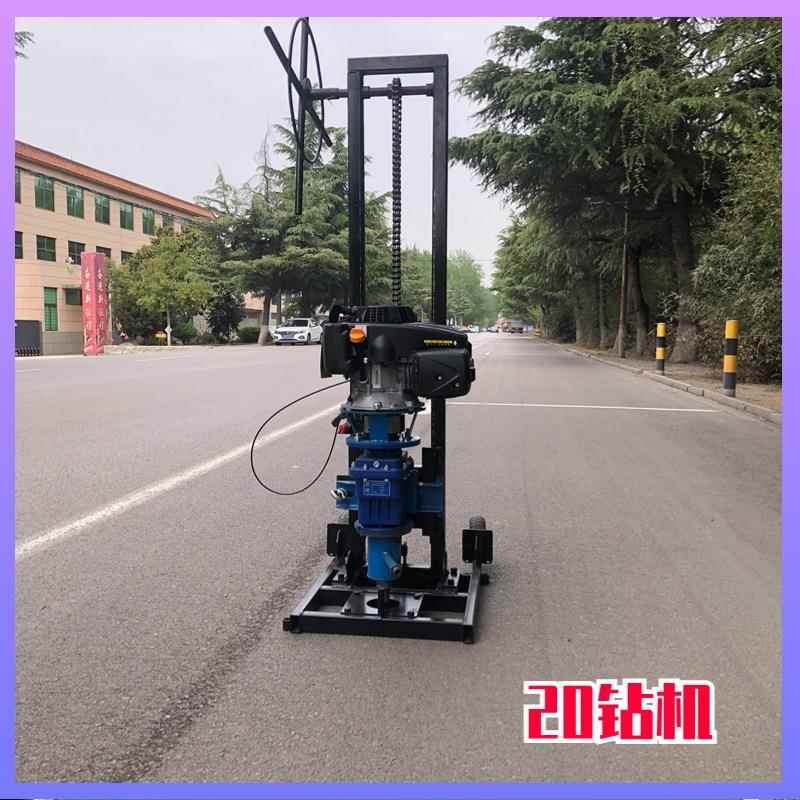地质勘探钻机汽油j机型 单人野外操作钻井机 轻便地质勘探取芯钻
