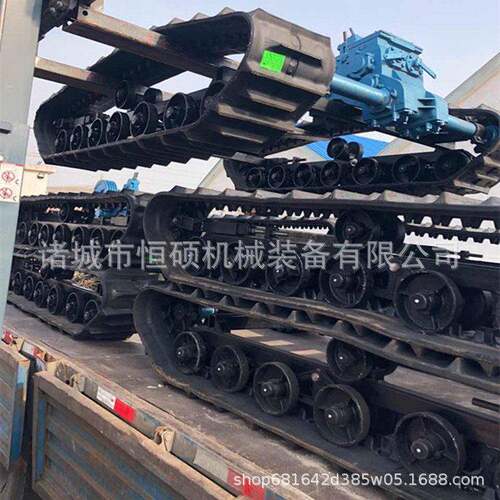 防履带底盘成总257 变速箱制动履底带盘 电动遥控履带底盘雪地滑