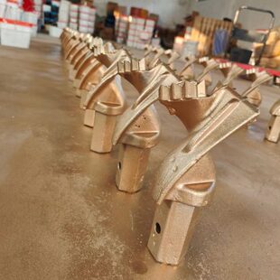 螺旋钻杆中心钻尖鱼尾型塔型定位型鱼尾合金齿冻土专用超硬钻头