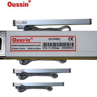 铣床车床磨床传感器 2A数显表 oussin欧信光栅尺STA5 电子尺OS300