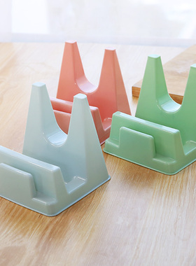 锅盖架坐式菜板架砧板架塑料厨房台面置物收纳架锅放菜板的架大号