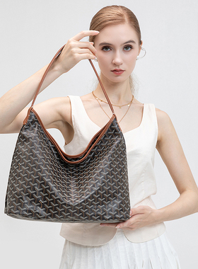 EMO&TIVE韩国emo狗牙包托特包购物手提电脑包大容量日常通勤搭配