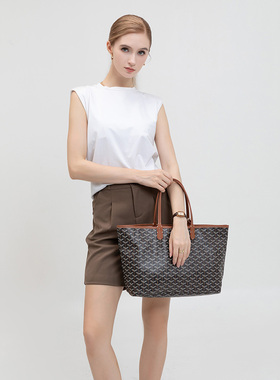 EMO&TIVE单肩包韩国托特包emo狗牙流浪包购物袋大容量子母包2025