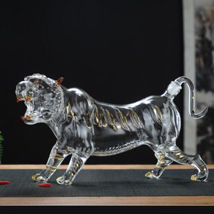 玻璃泡酒瓶空瓶密封老虎生肖动物酒瓶送礼高端虎王专用泡酒瓶子