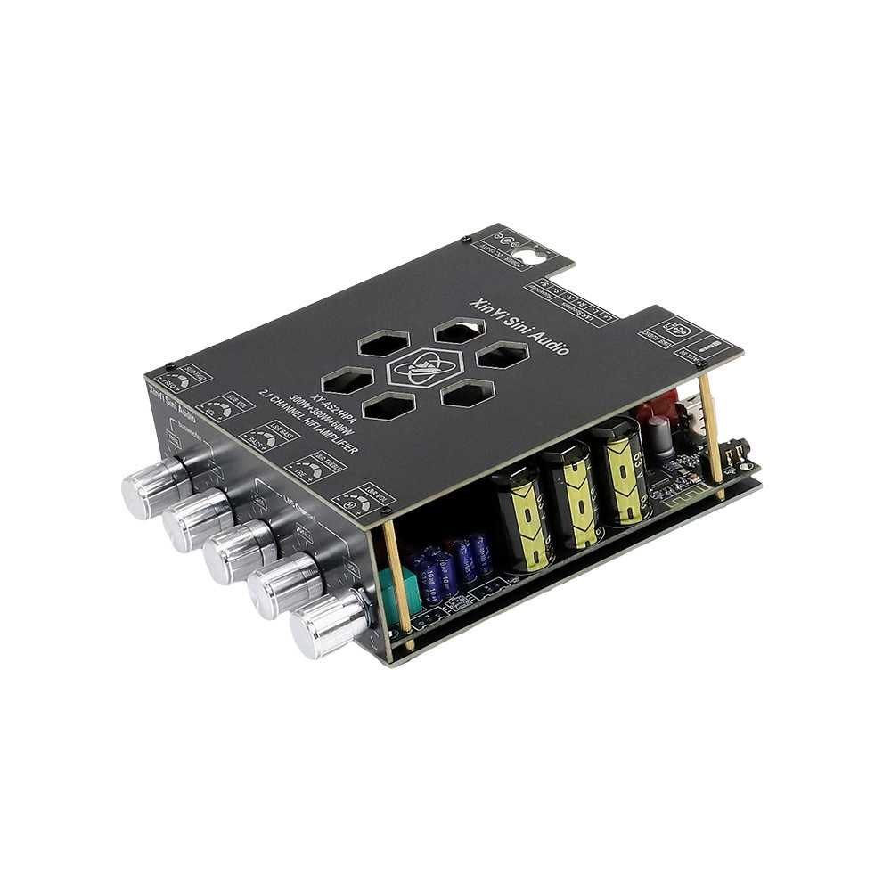 AS21HPA大功率蓝牙数字功放板2.1声道重低音300W*2+600W进口芯片