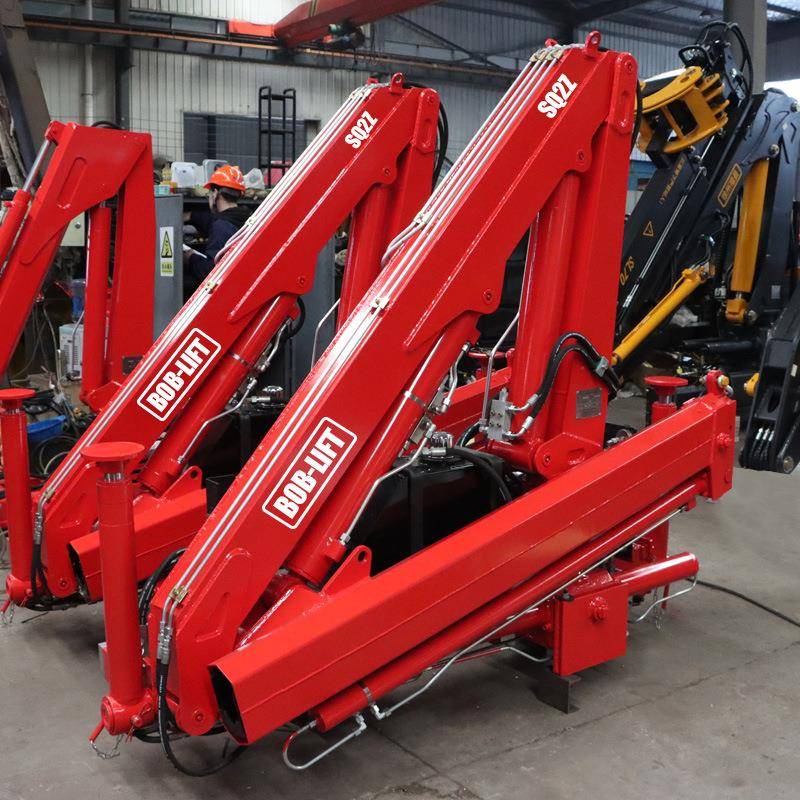 巴布小型液压2吨折臂随车吊移动式卡车起重机工程吊车货车随车吊