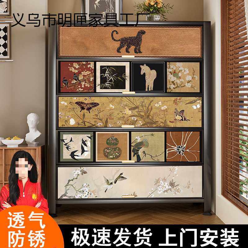 钢制中古风入户门口鞋柜家用玄关收纳柜楼道口鞋架储物柜一体严选,玩具/童车/益智/积木/模型,垂直悬浮玩具,淘宝优惠券,粉丝福利购,淘宝优惠卷