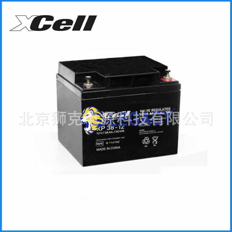 德国XCELL蓄电池XP 38-12直流屏应急柜机房电池12V38AH