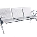 八角管系列 三人位连排等候椅接待椅机场椅 公共座椅