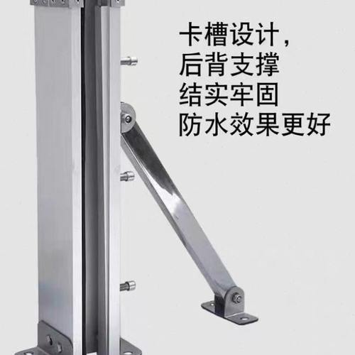 定制地下车库铝合金防汛挡水板地铁变电站不锈钢防洪闸板立柱配件