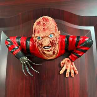 跨境噩梦弗雷迪克鲁格墓行者装 Decoration 饰金属平面壁挂Walker