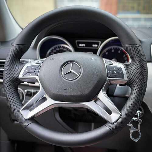 奔驰老款奔驰E260L E300奔驰C GLS GL级手缝方向盘套