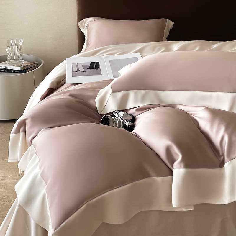 夏季兰精LF级60支天丝莱赛尔四件套清凉裸睡被套床品丝滑凉感1.