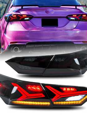 HCMOTIONZ 适用于丰田凯美瑞 Camry 18-22款LED飞机款尾灯总成