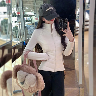 轻薄羽绒服女冬季2025新款短款修身显瘦内胆防寒保暖运动瑜伽外套