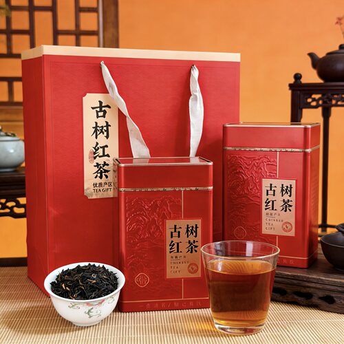 手提礼盒云南临沧古树工夫红茶