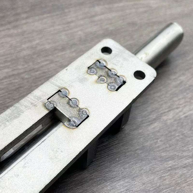 201不锈钢铸件j重型加厚庭院大门明装落地大插销带锁加长款落地栓