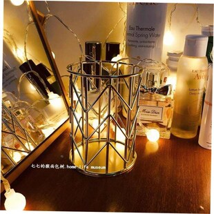 pen tube pencil gold brush storage makeup nordic holder