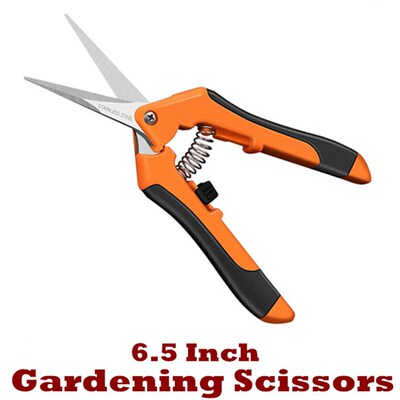 Gardening Scissors Pruning Shears Snips with Spring Loaded