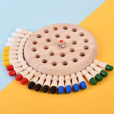 Color Memory Chess Match Game Intellectual Board Games