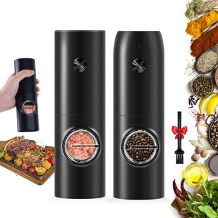 Automatic Salt LED Lig And With Pepper Mill Electric Grinder