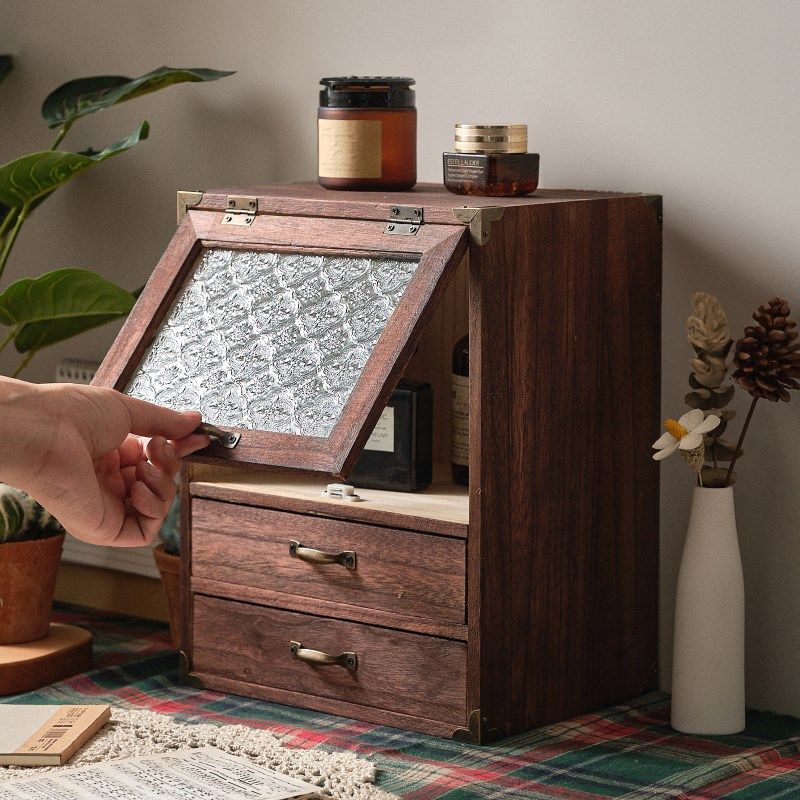 复古文玩收纳柜木l质抽屉式多层茶具手串桌面储物柜实木首饰盒斗,住宅家具,其它柜类,淘宝优惠券,粉丝福利购,淘宝优惠卷