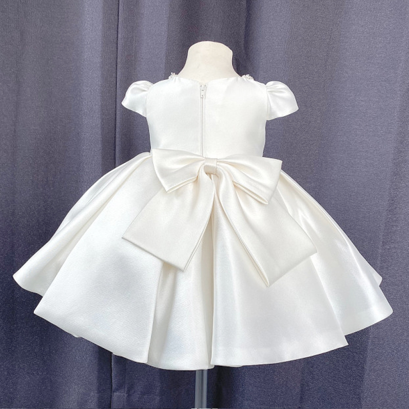 周岁礼服女宝宝夏季儿童生日小主持人钢琴演奏女童公主裙高端花童