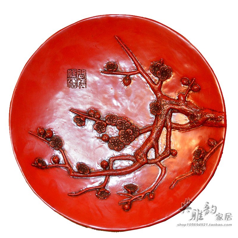 创意浮雕装饰画背景墙家居饰品茶庄无框挂画立体浮饰梅花暗香挂件图片