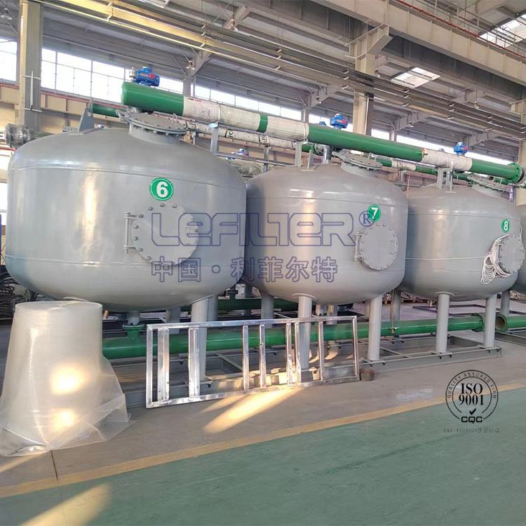 电子工业循环水过滤多介质过滤器水中除杂过滤多介质过滤器