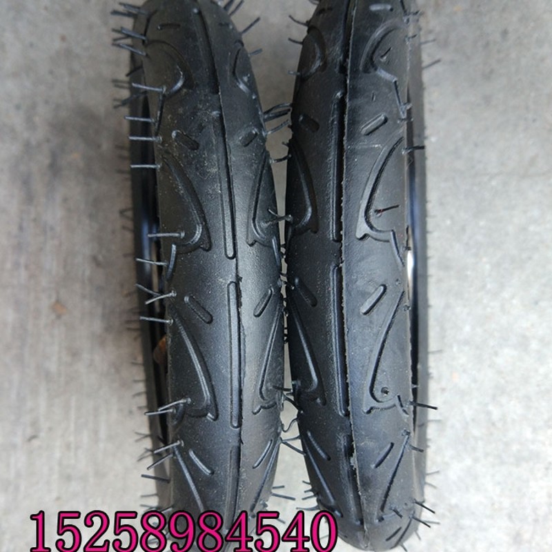 A型折叠自行车电动车改装8寸轴承铝轮毂8X /4轮胎内外胎