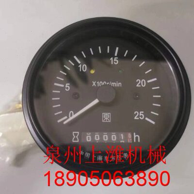 东风上柴6135 4135南通飞鲸通柴富来威NT6135发动机转速表计时表