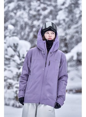 awka滑雪服女款男士单板上衣外套冬季保暖2025新款成人3L防水